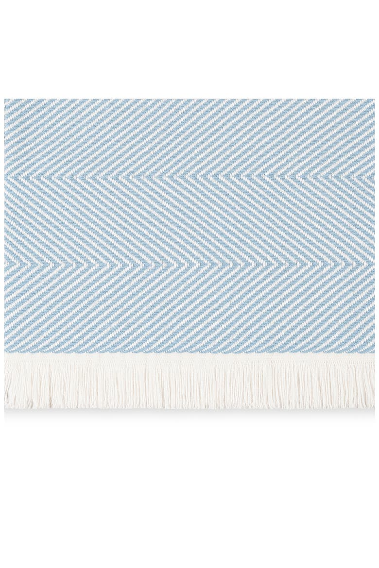 Leo Fringed Throw Blanket, Alternate, color, HYDRANGEA
