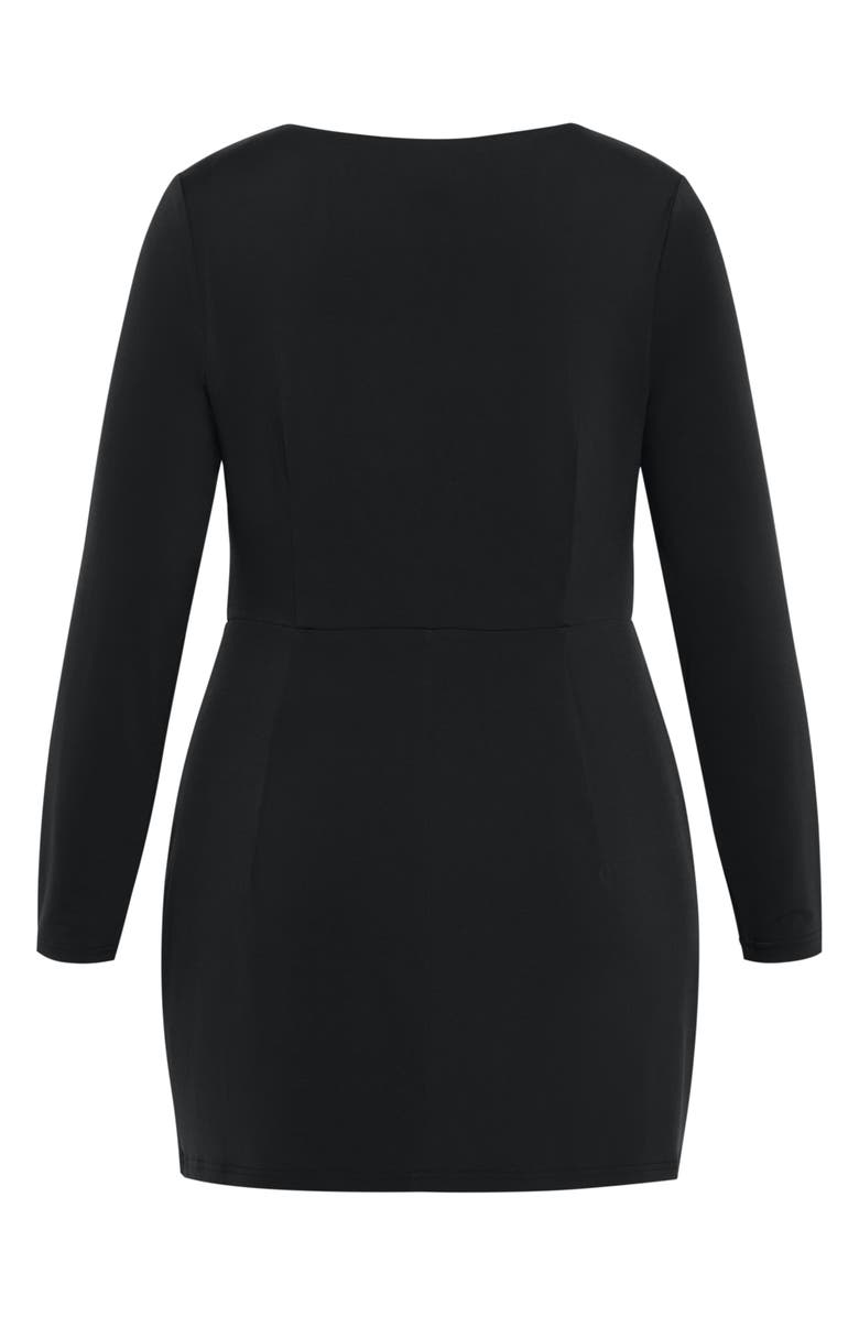 City Chic Kasey Long Sleeve Dress, Alternate, color, 