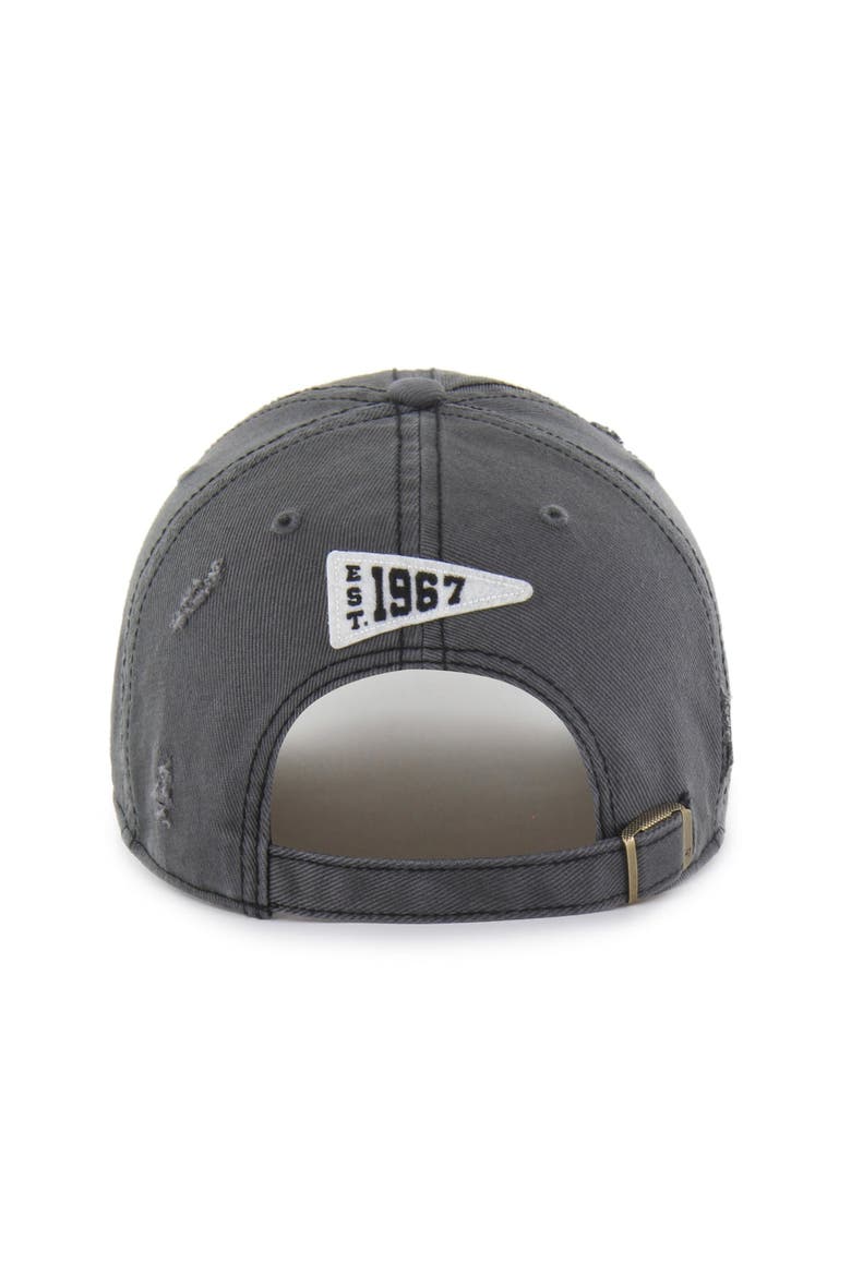 Men's '47  Charcoal New Orleans Saints Seymoore Clean Up Adjustable Hat, Alternate, color, Charcoal