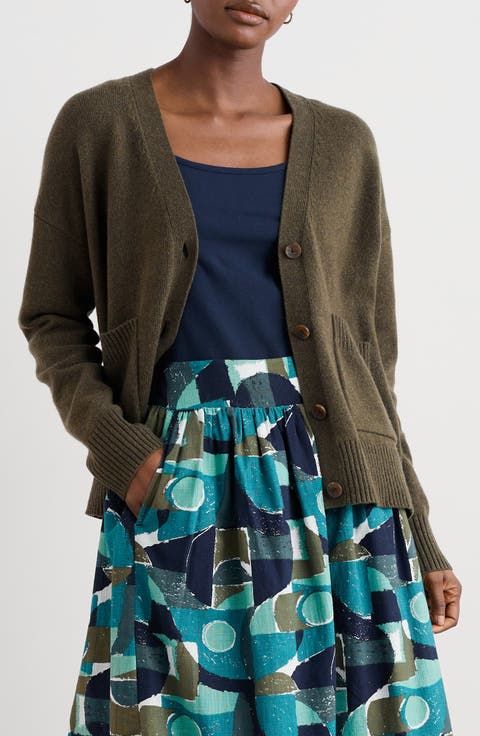 Senara Merino Wool Blend Cardigan