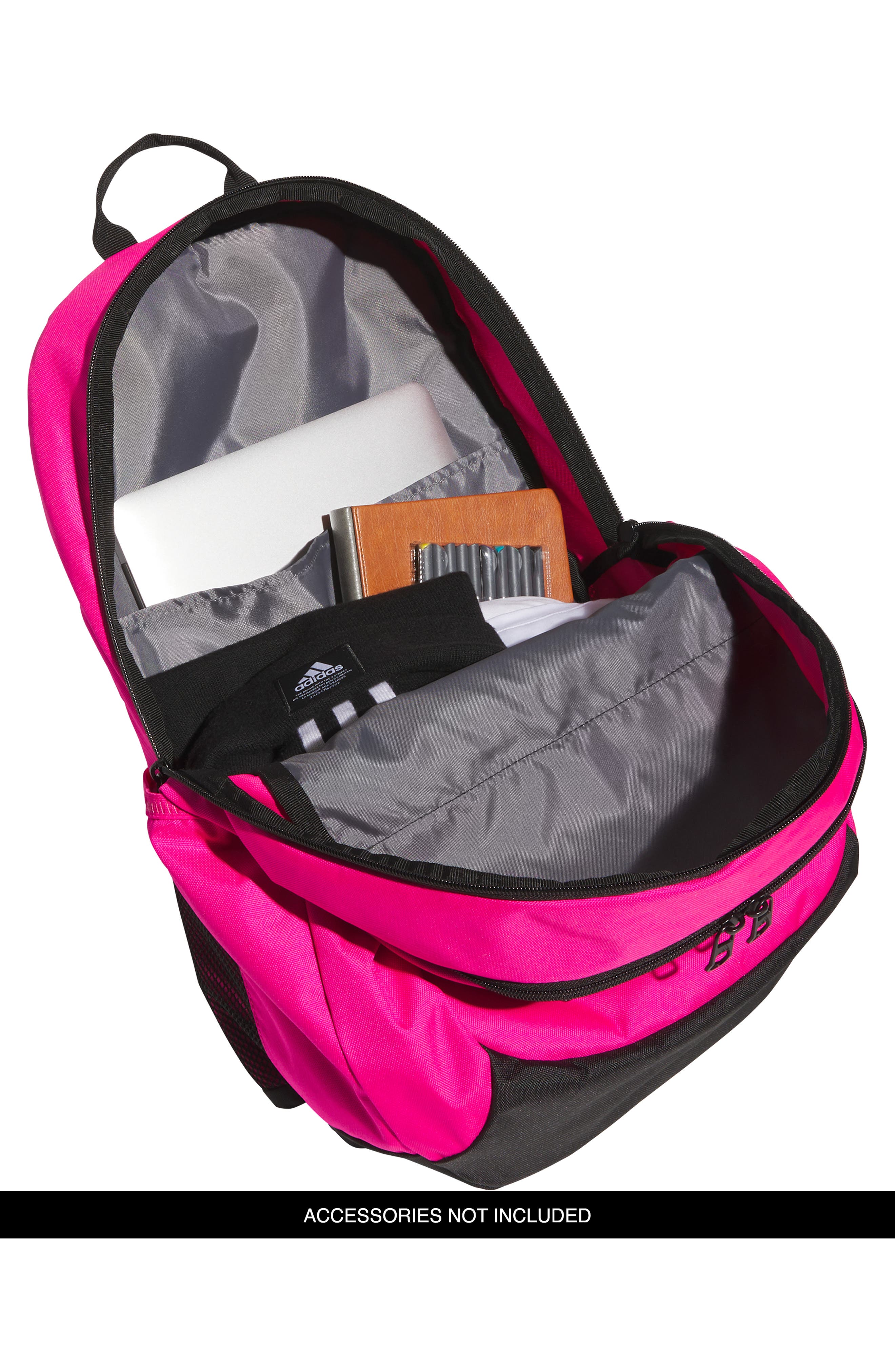 adidas Kids' Striker 3 Backpack, Alternate, color, Team Shock Pink