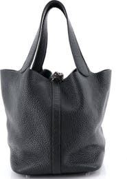 Pre-Owned Hermes Picotin Lock Bag Clemence MM