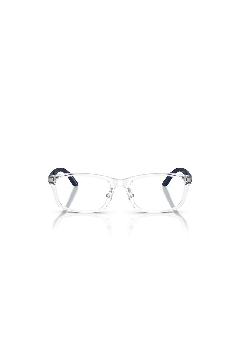 49mm Rectangle optical glasses, Alternate, color, Transparent