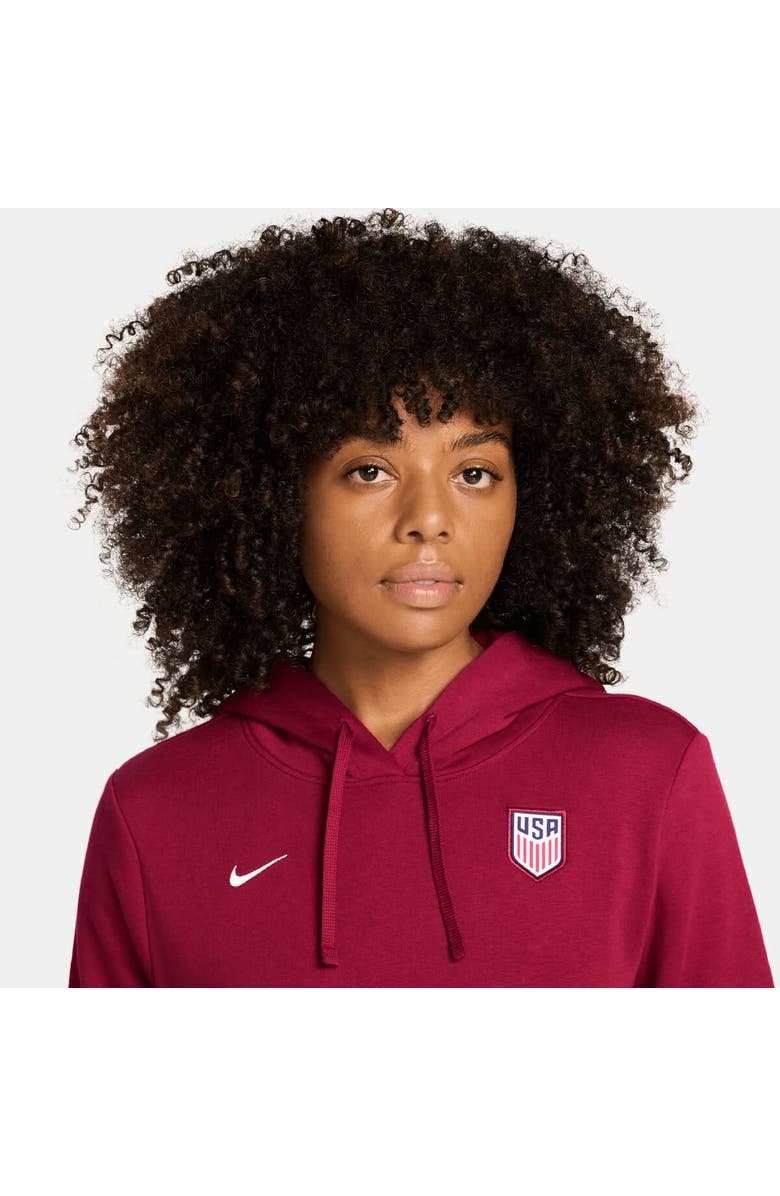 Nike Women's Nike Red USMNT Club Fleece Hoodie, Alternate, color, Red