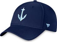 FANATICS Men's Fanatics Deep Sea Blue Seattle Kraken Secondary Logo Flex Hat