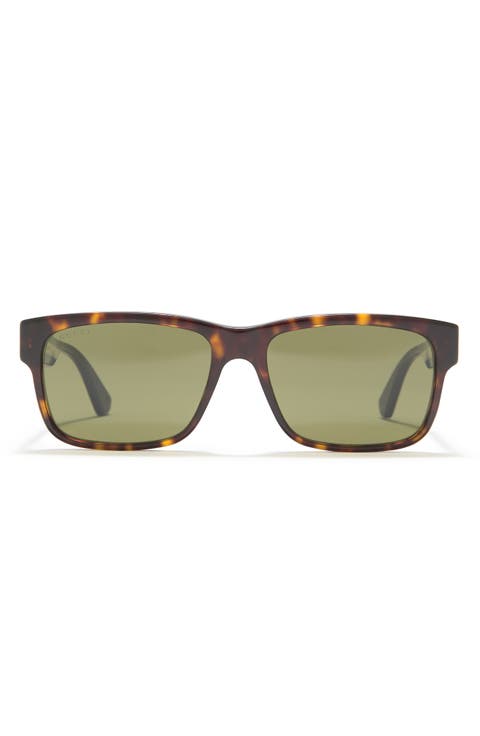 58mm Square Sunglasses