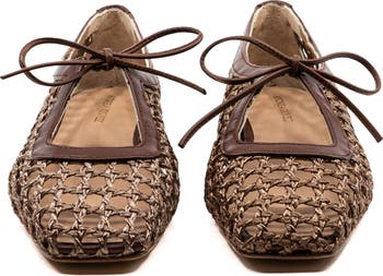 Amelia Raffia Ballet Flat