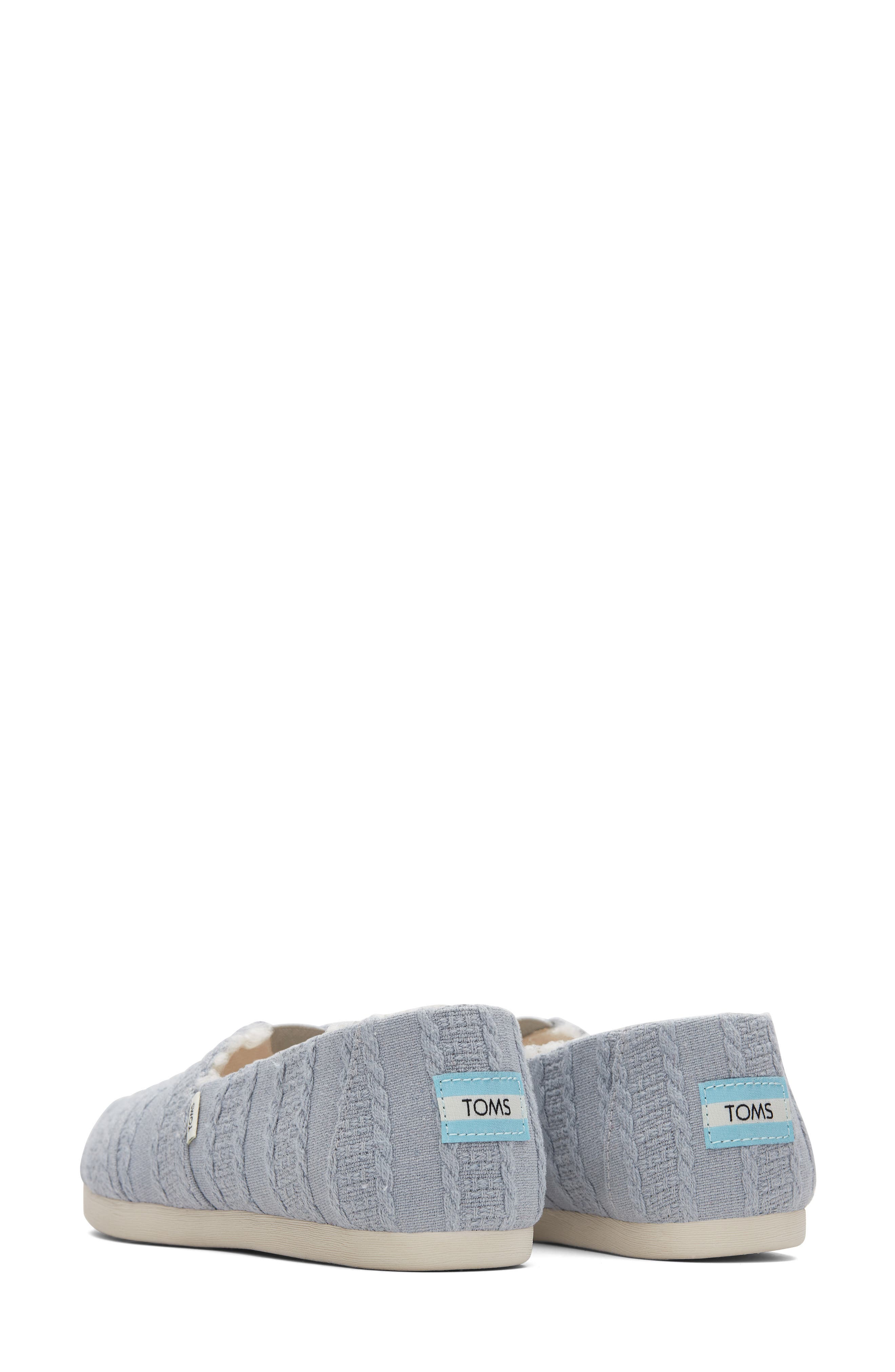 TOMS Faux Shearling Alpargata Slip-On, Alternate, color, 