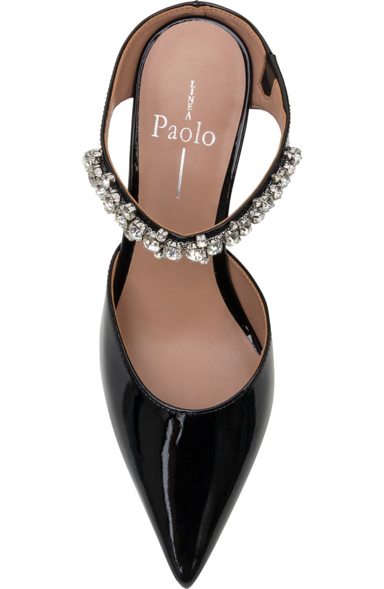 Linea Paolo Ynez Pointed Toe Pump, Alternate, color, Black Pat