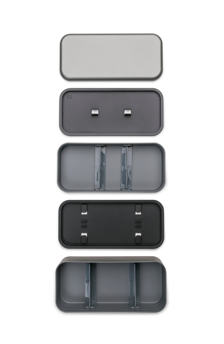 Function101 BentoStack Charge - Tech Accessory Organizer and 3-Way Charger, Alternate, color, Grey