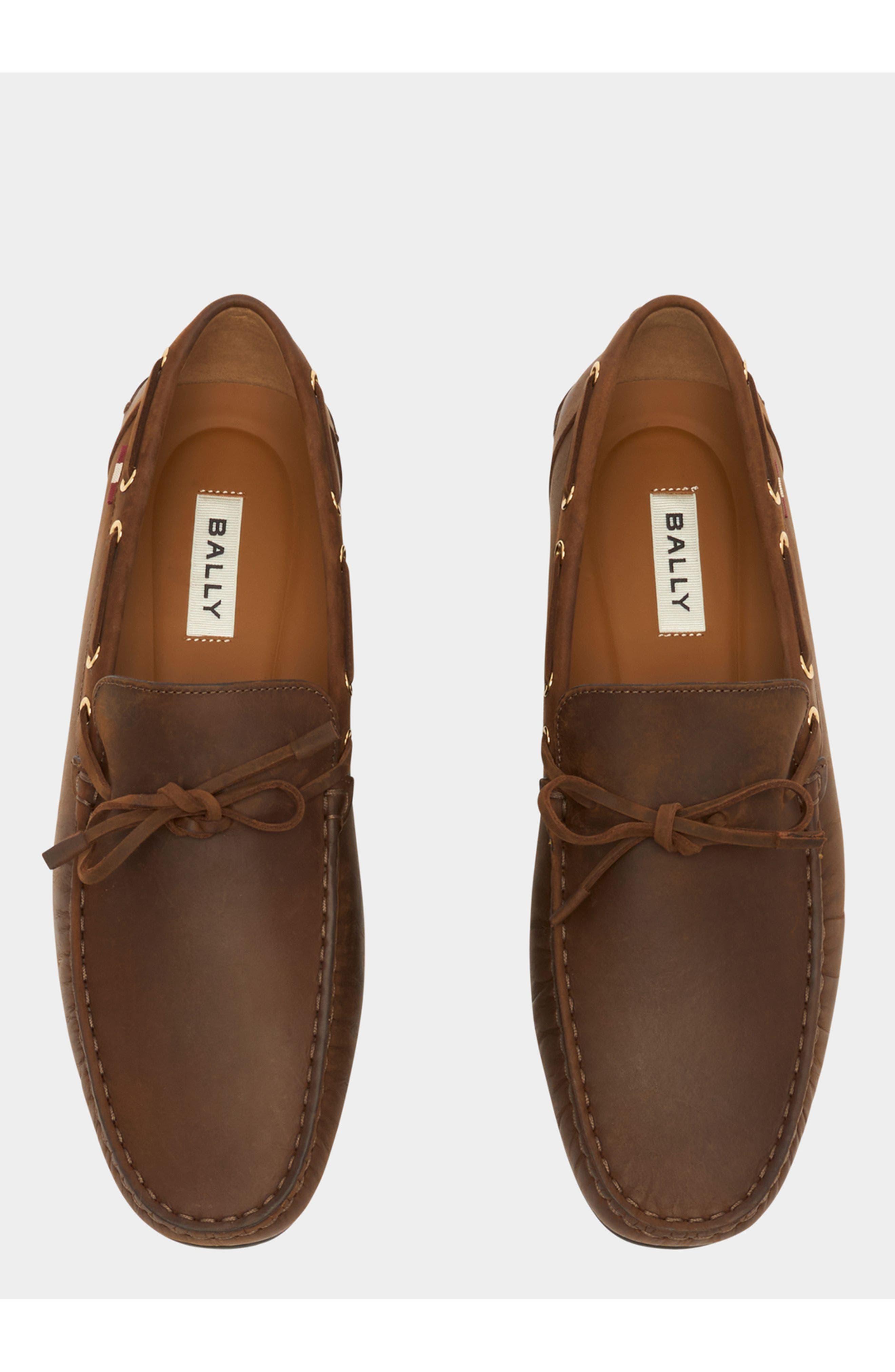 Bally Clay Driver in Nubuck, Alternate, color, Brown