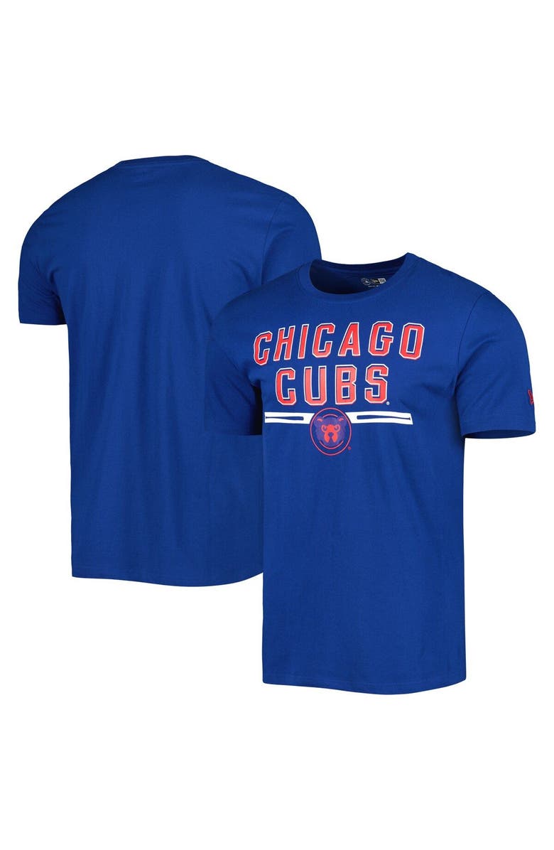 New Era Men's New Era Royal Chicago Cubs Batting Practice T-Shirt, Main, color, 