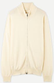 GOBI Mongolian Cashmere Essential Full-Zip Cashmere Cardigan