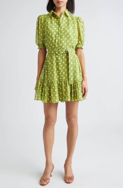 Camille Polka Dot Minidress