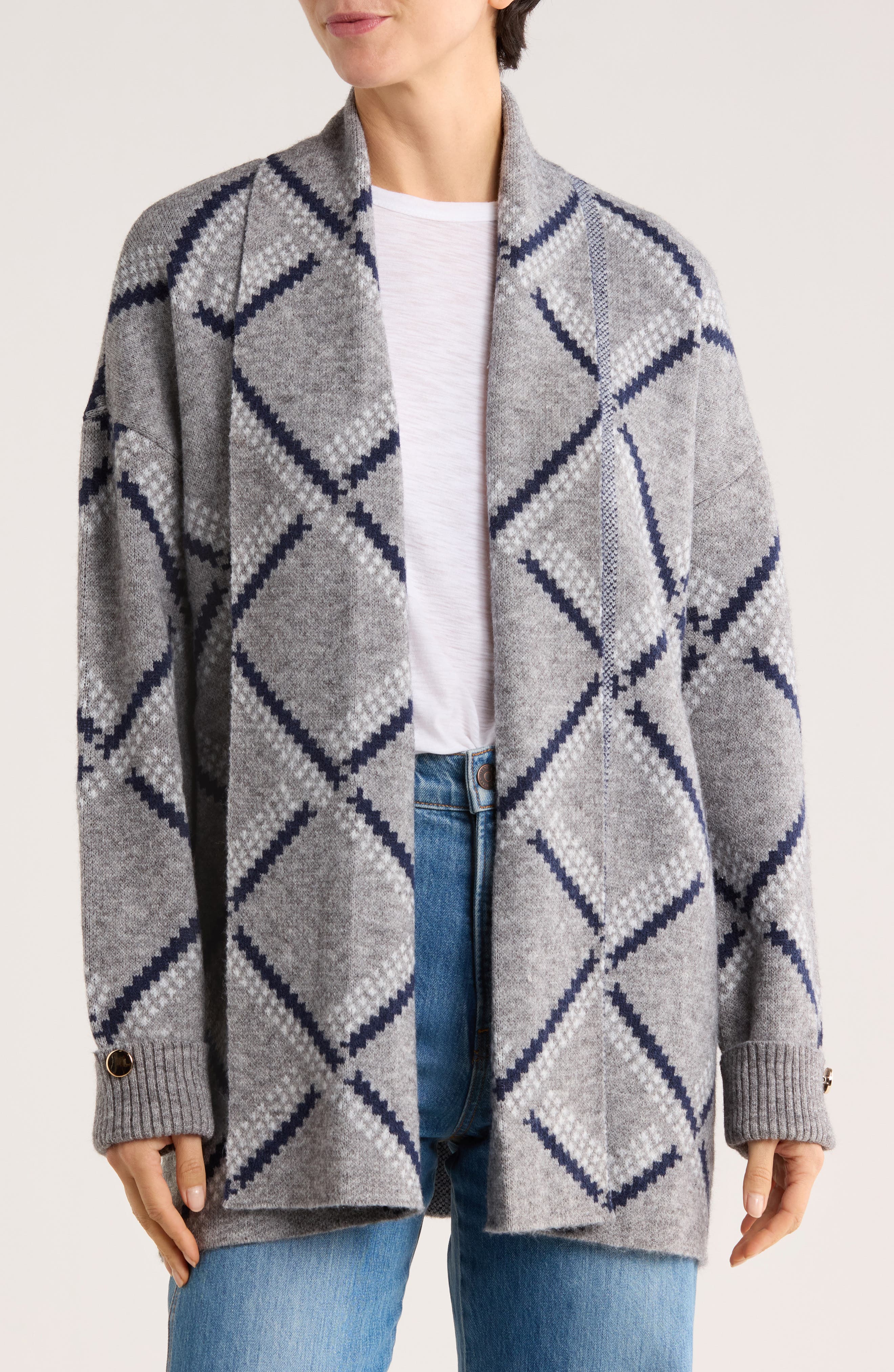 Joseph A Shawl Collar Cardigan
