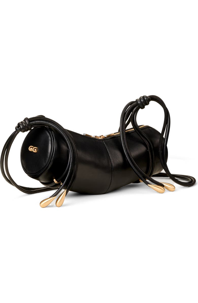 Cult Gaia Ardeen Leather Crossbody Barrel Bag, Alternate, color,