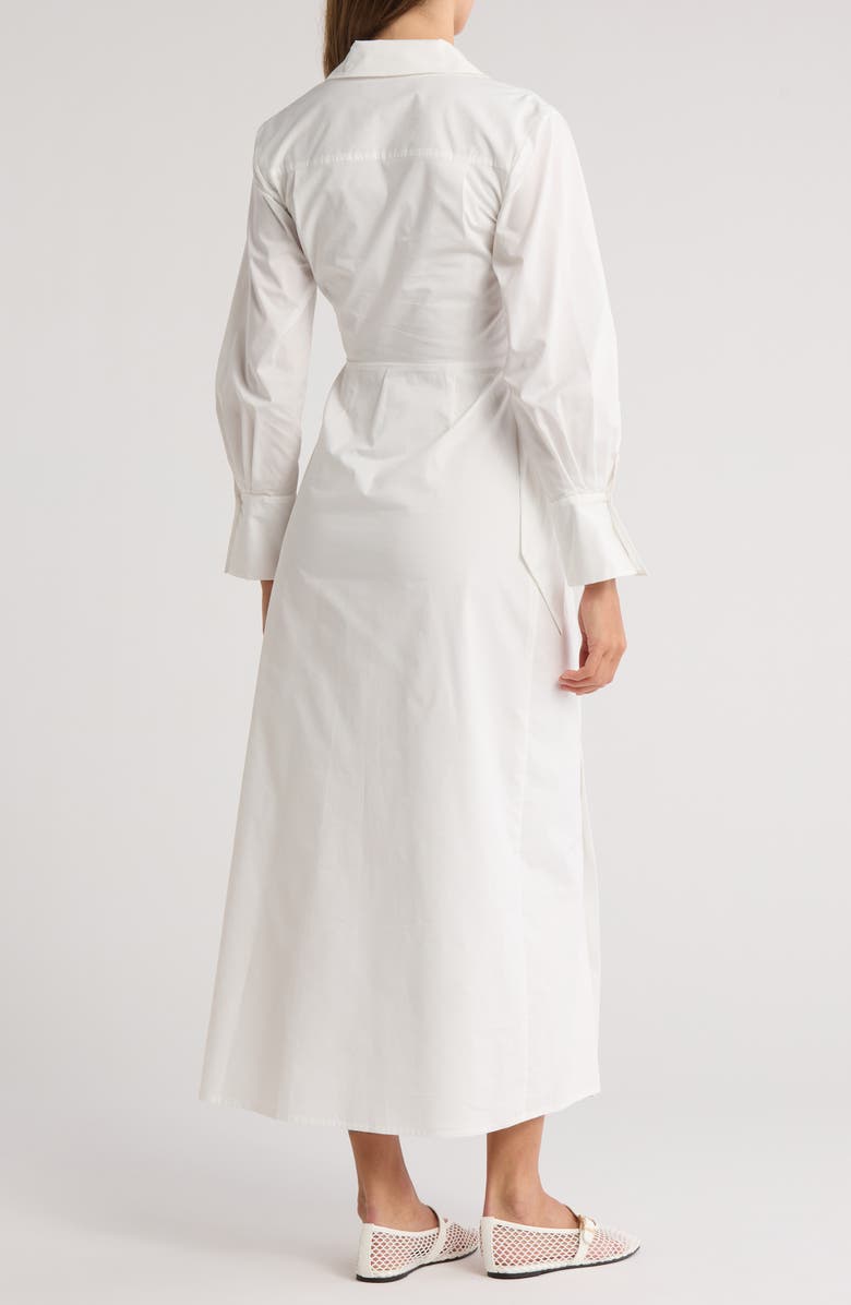 Simkhai Briar Wrap Midi Dress, Alternate, color, White