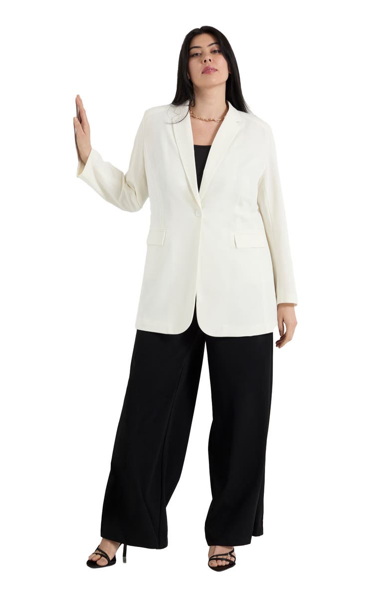 June + Vie Smooth Classic Blazer, Main, color, Sugar Swizzle