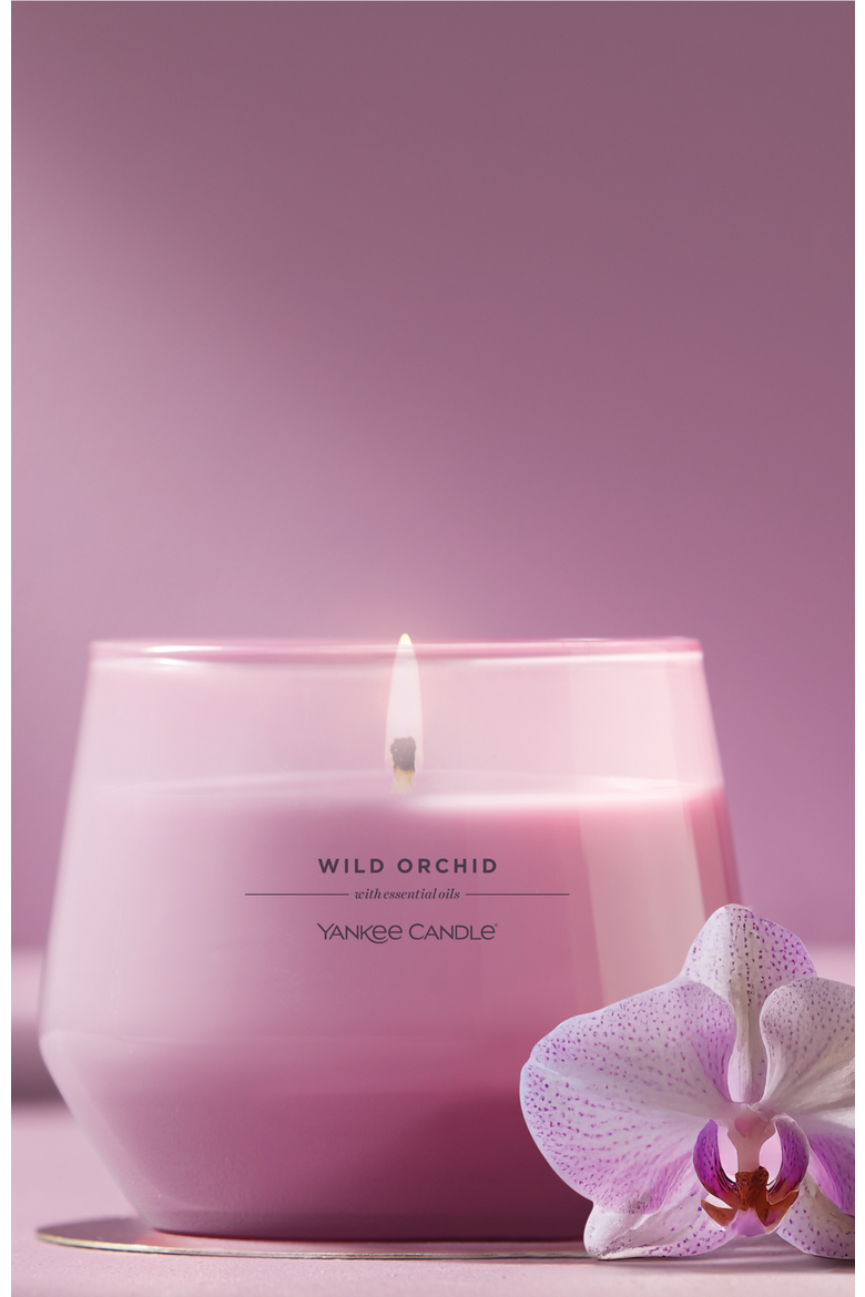 Wild Orchid Studio Candle with Essential Oils, Set of 2, Alternate, color, Purple