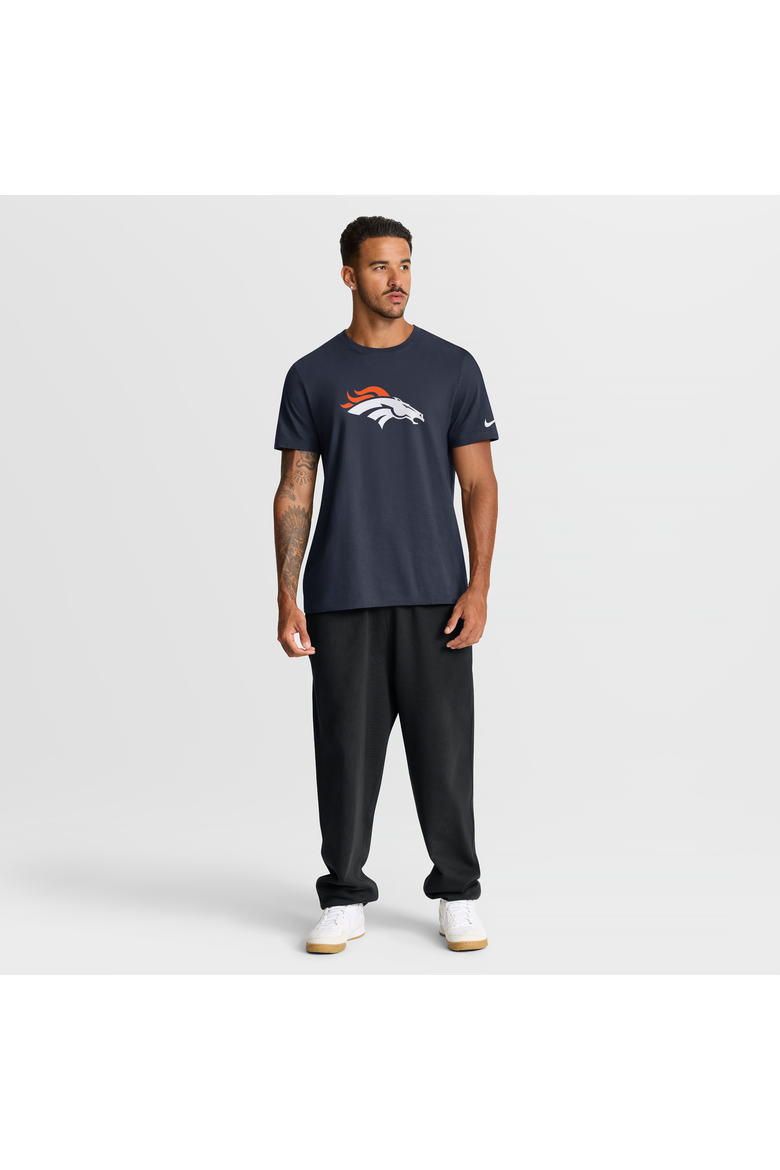 Men's Nike Navy Denver Broncos Essential Logo T-Shirt, Alternate, color, Navy