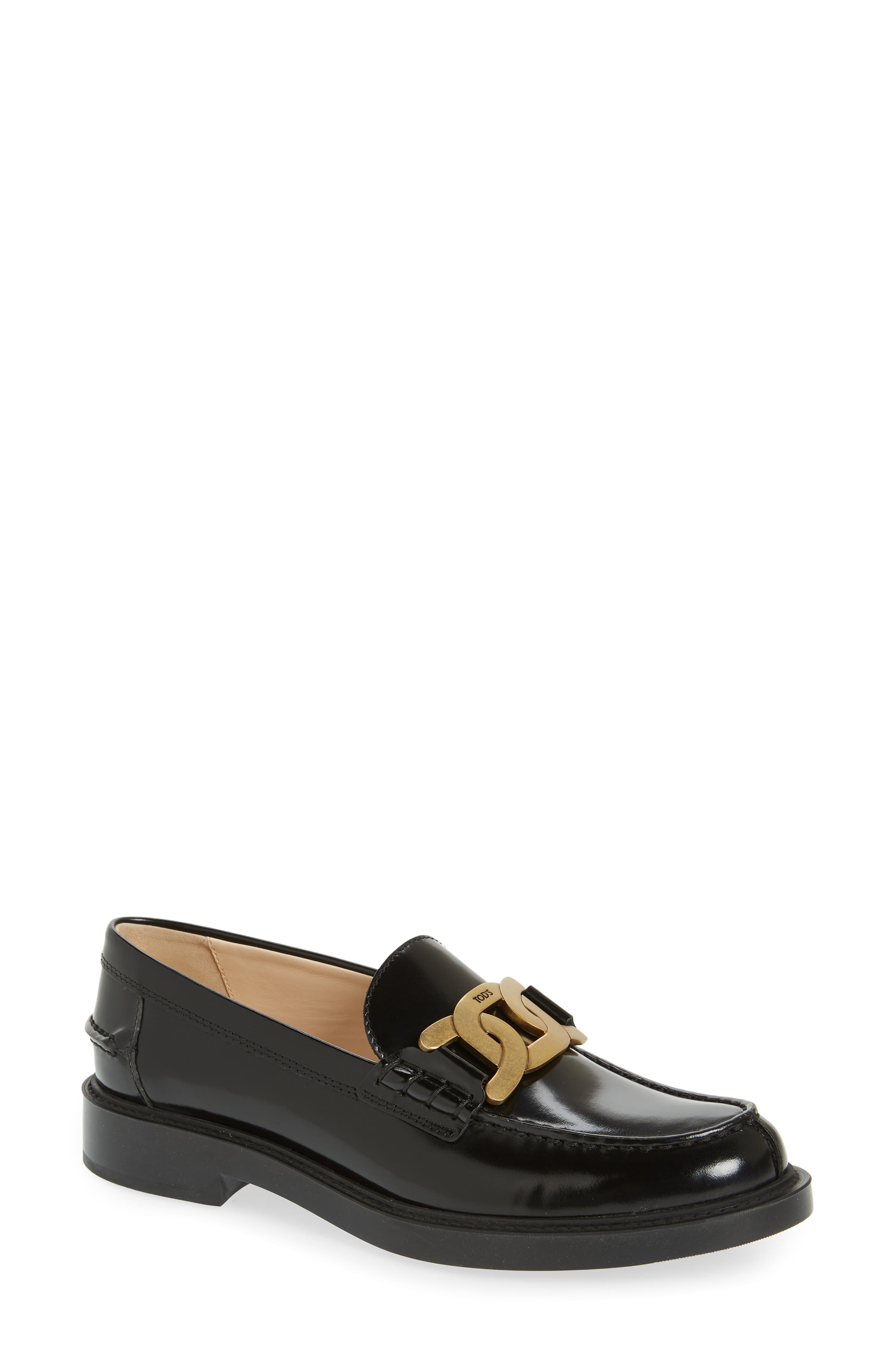 Gomma Basso Loafer, Main, color, NERO