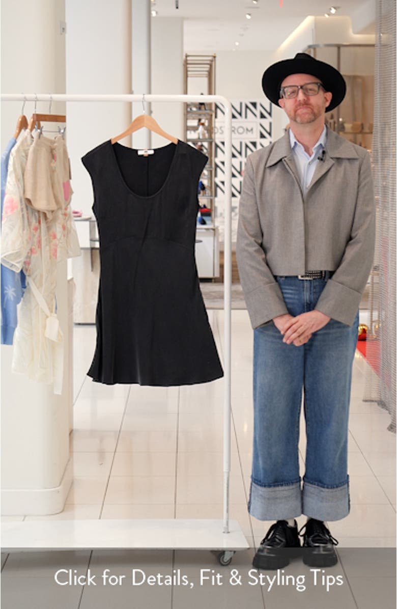 Cap Sleeve Washable Silk Nightgown, sales video thumbnail