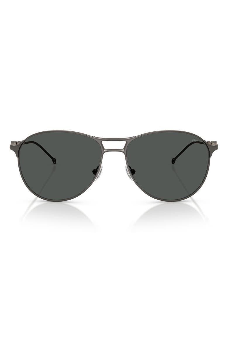 DIESEL<sup>®</sup> 58mm Phantos Sunglasses, Main, color, Matte Gun Metal / Dark Grey