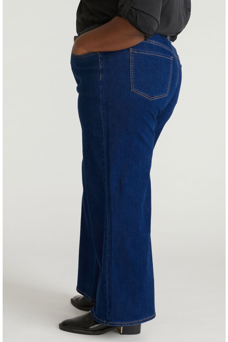 Roxy High Waist Relaxed Bootcut Jeans, Alternate, color, RIVER BLUE WASH