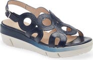Wonders Slingback Platform Slide Sandal