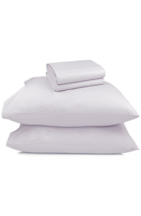 Signature Comfort 100% Egyptian Cotton Breatheable Percale Sheet Set