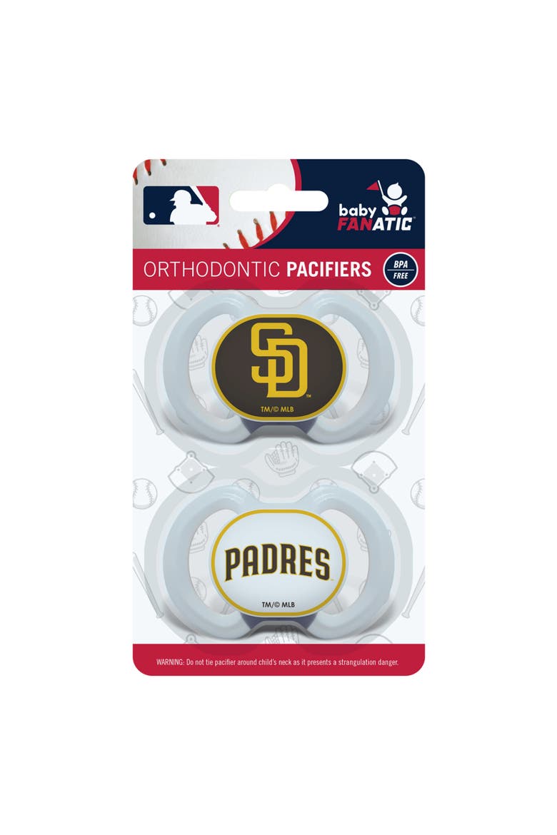 San Diego Padres Pacifier 2-Pack, Alternate, color, Multicolor