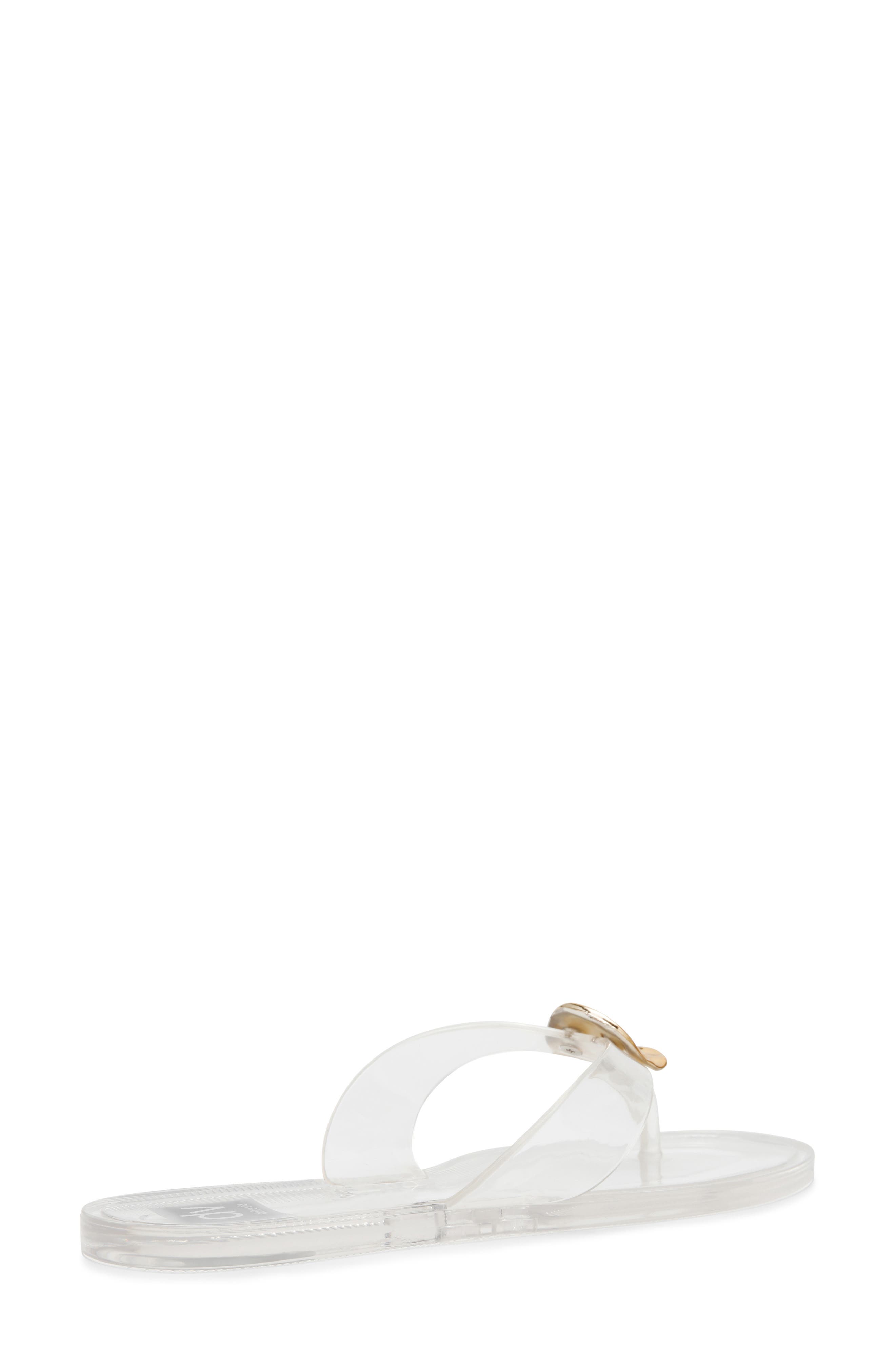 Jespar Flip Flop Sandal, Alternate, color, CLEAR