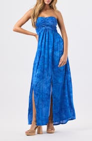 Tiare Hawaii Emilia Strapless Maxi Dress