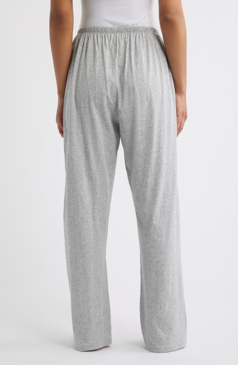 Lunya Organic Pima Cotton Pajama Pants, Alternate, color, Storm Grey Heather