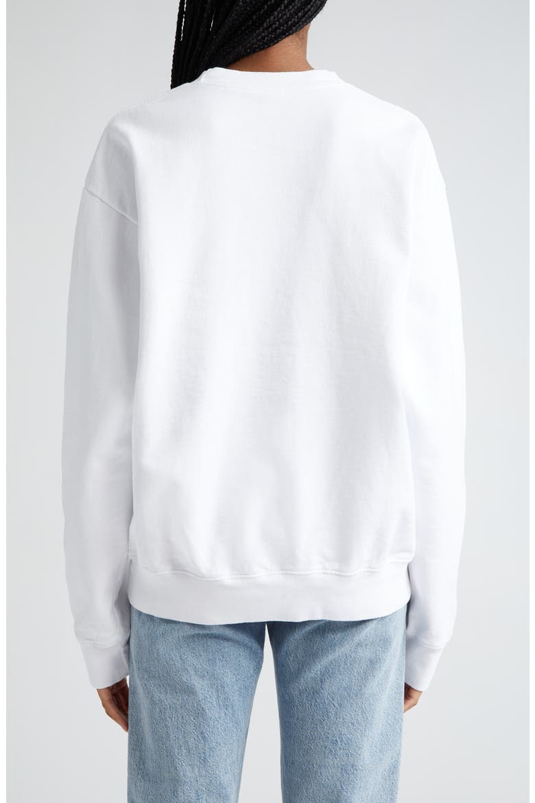 Vendome Cotton Graphic Sweatshirt, Alternate, color, WHITE
