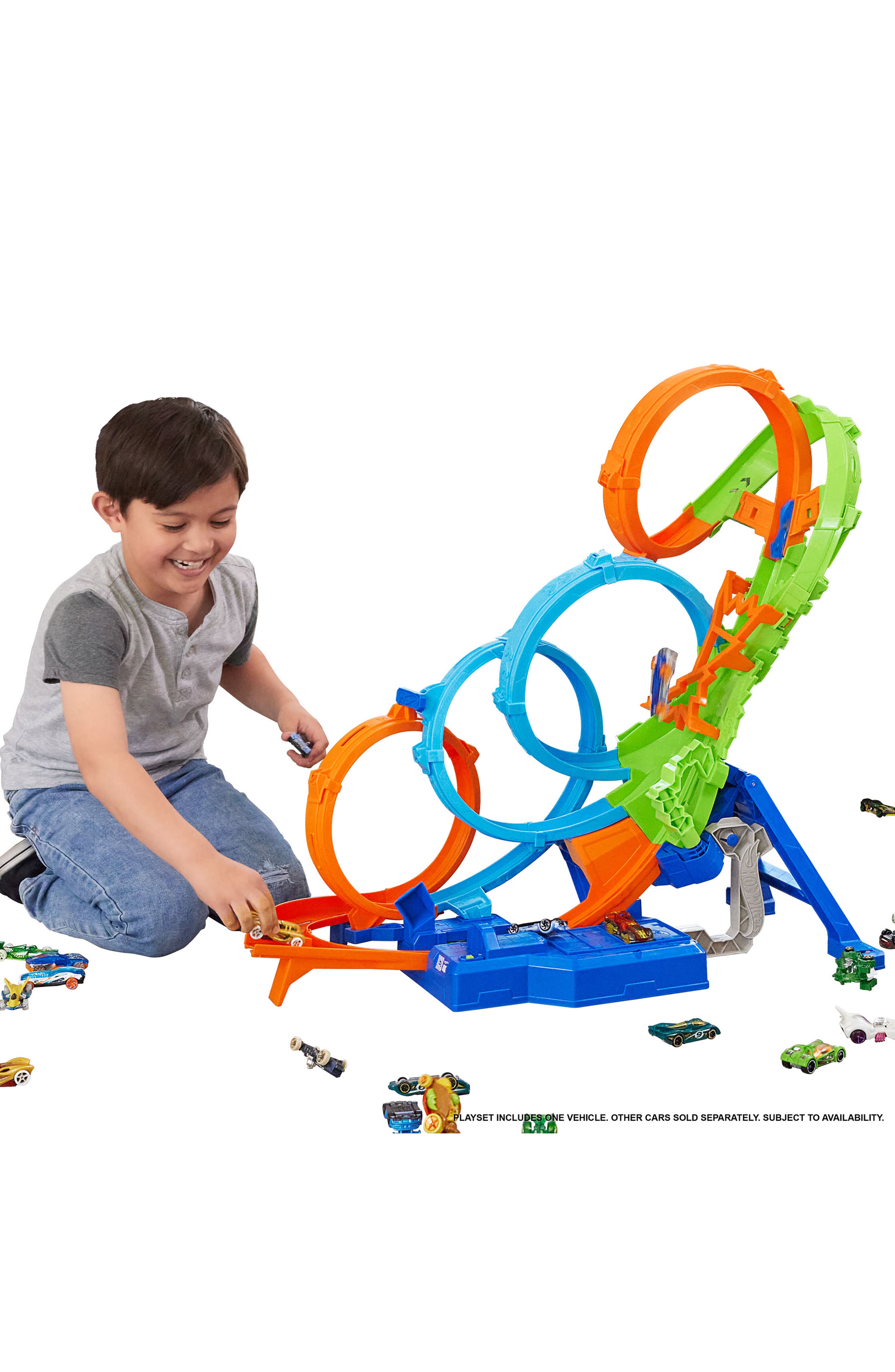 Hot Wheels Action 4-Loop Crash Out Track Playset | Nordstrom