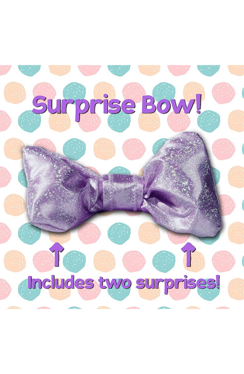 Little Bow Pets 9 Inch Plush Puppy Bow Pet Dog, Alternate, color, Multicolored