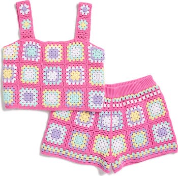 Kids' Square Woven Tank & Shorts Set