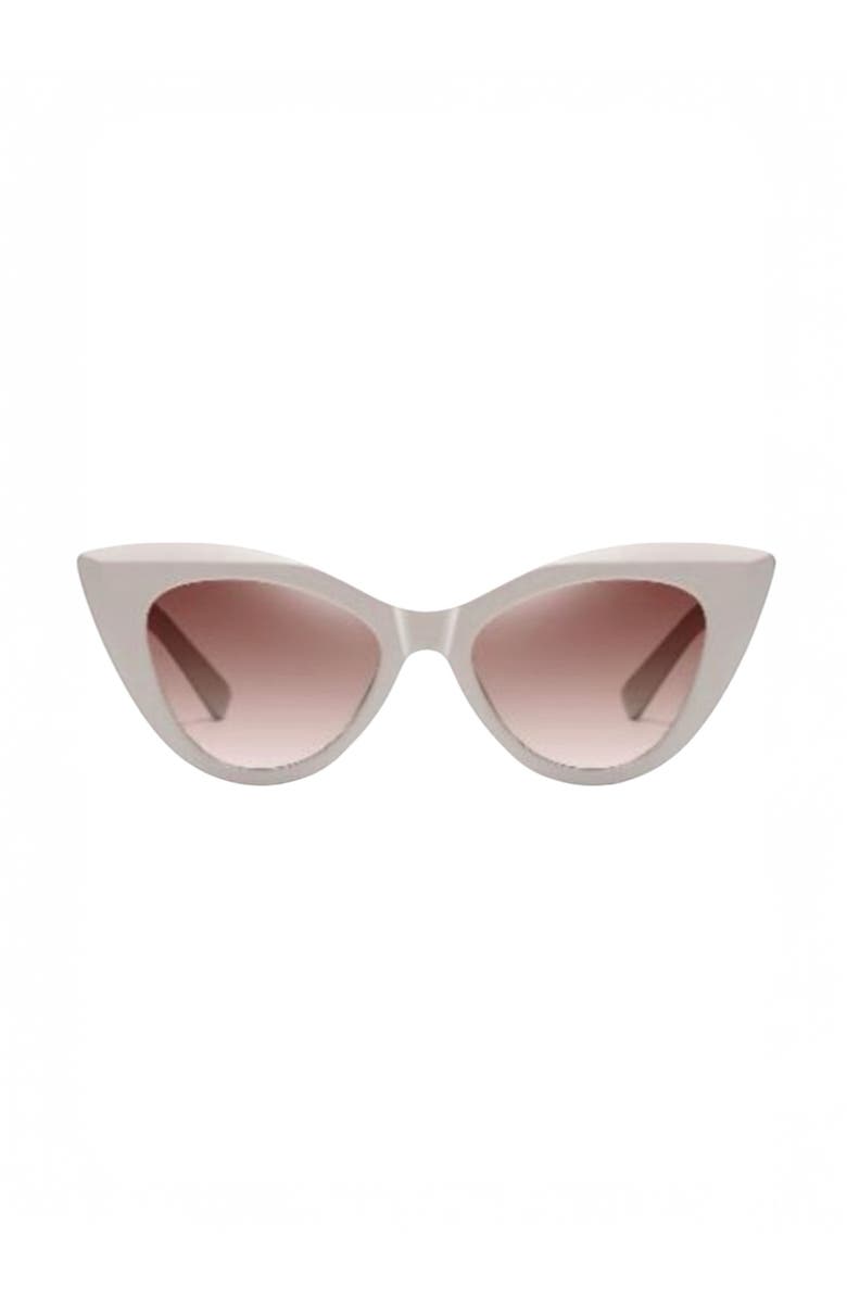 Tribal ëyës Cyprus Cat Eye 49mm Sunglasses, Main, color, Beige