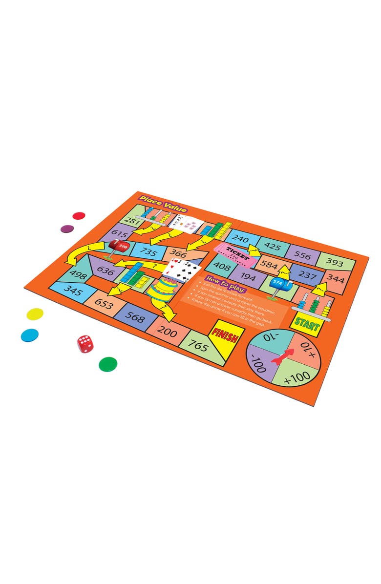 Junior Learning L425 Math Board Games, Multi, Alternate, color,