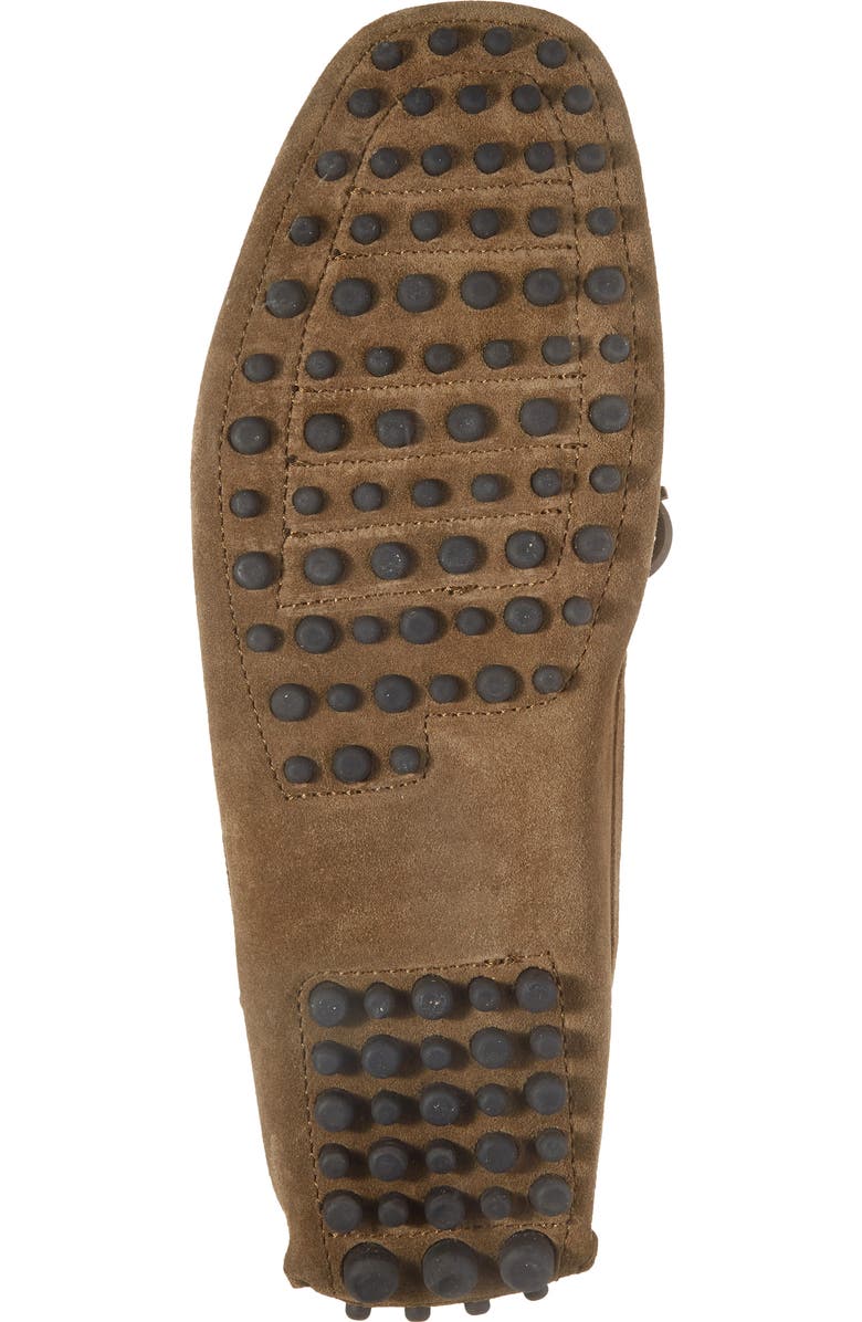TOM FORD Suede Driving Shoe, Alternate, color, Dark Taupe