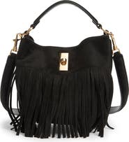 URBAN EXPRESSIONS HANDBAGS Fringed Crossbody Bag