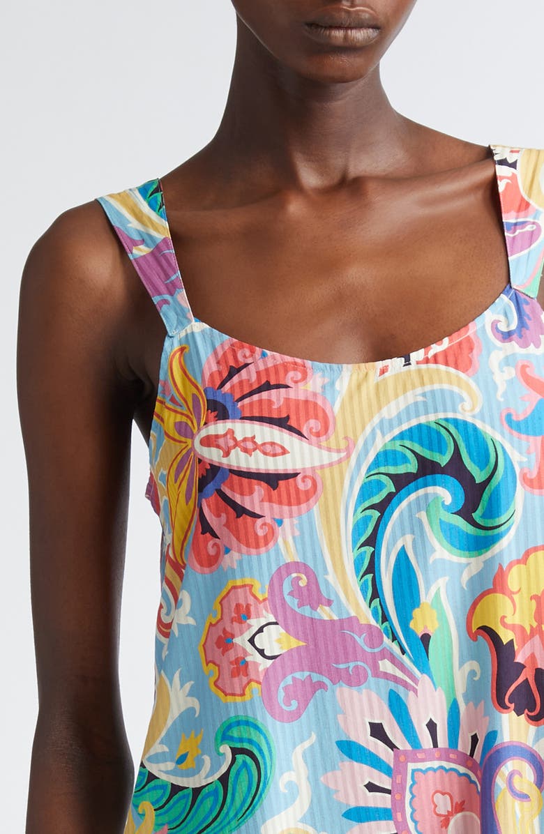 Etro Paisley Maxi Dress, Alternate, color, Stampa F.do Blue