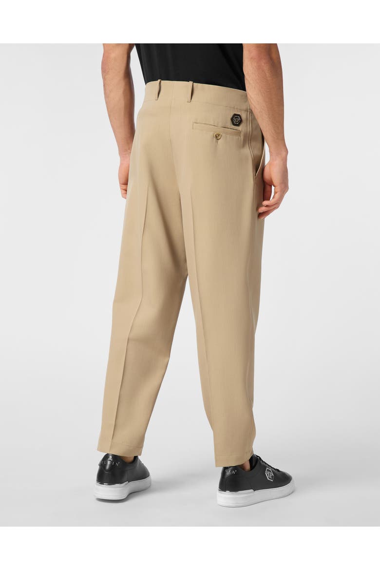 Wool Trousers Chinos Classic Fit Men, Alternate, color, beige
