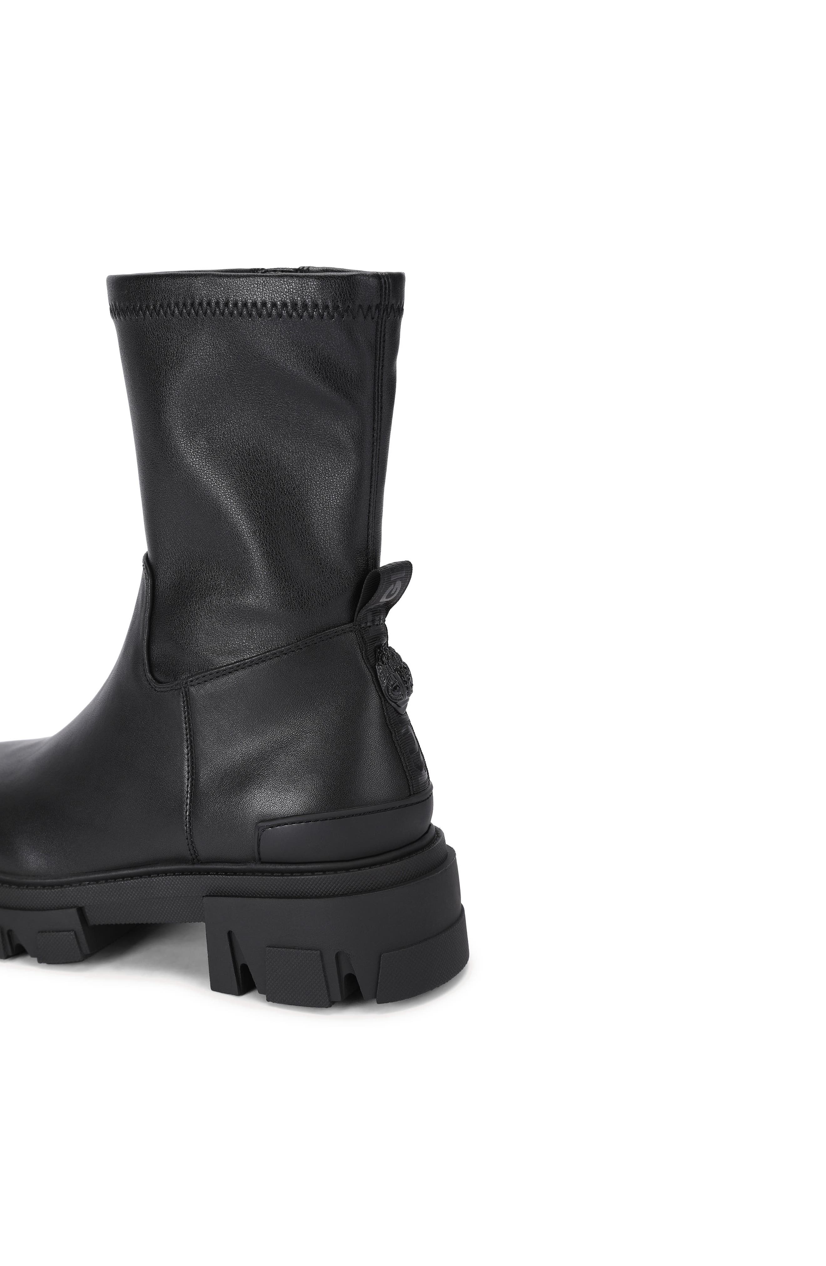 Stomp Sock Lug Sole Boot, Alternate, color, BLACK