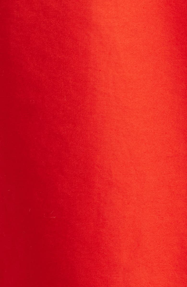 Madewell Embroidered Midi Skirt, Alternate, color, Wild Poppy