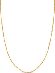 Bony Levy Men's 14K Rounded Box Chain Necklace (Online Trunk Show)