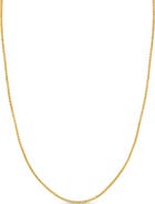Bony Levy Men's 14K Gold Round Box Chain Necklace (Online Trunk Show)