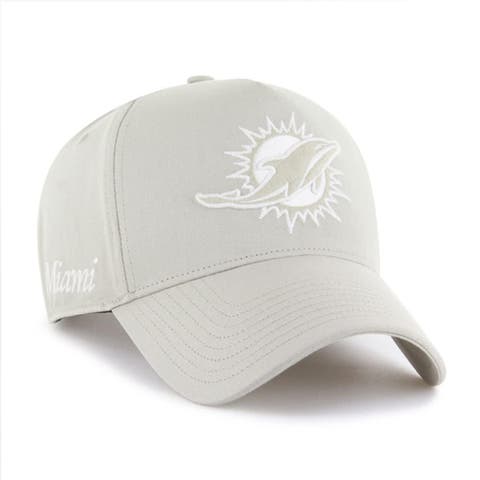 Men's '47 Cream Miami Dolphins Foundation Offside Adjustable Hat