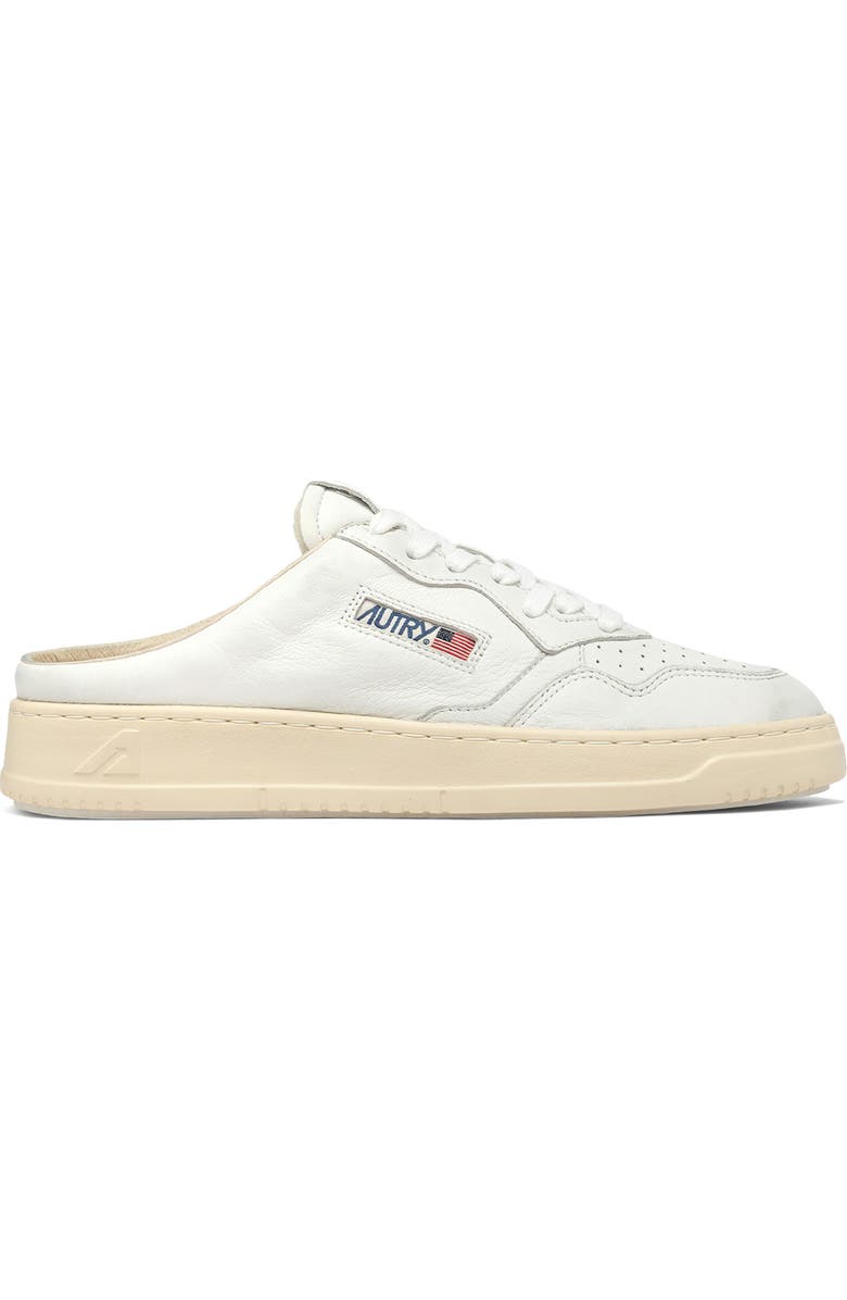 AUTRY Mule Low Sneaker, Alternate, color, Goat/ Goat White